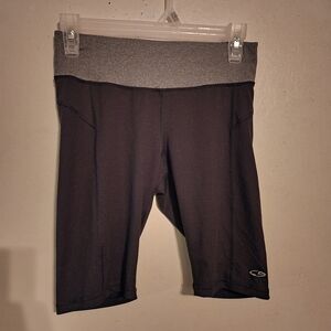 C9 by Champion Duo Dry Black Grey Biker Shorts Size S, Inseam 9"